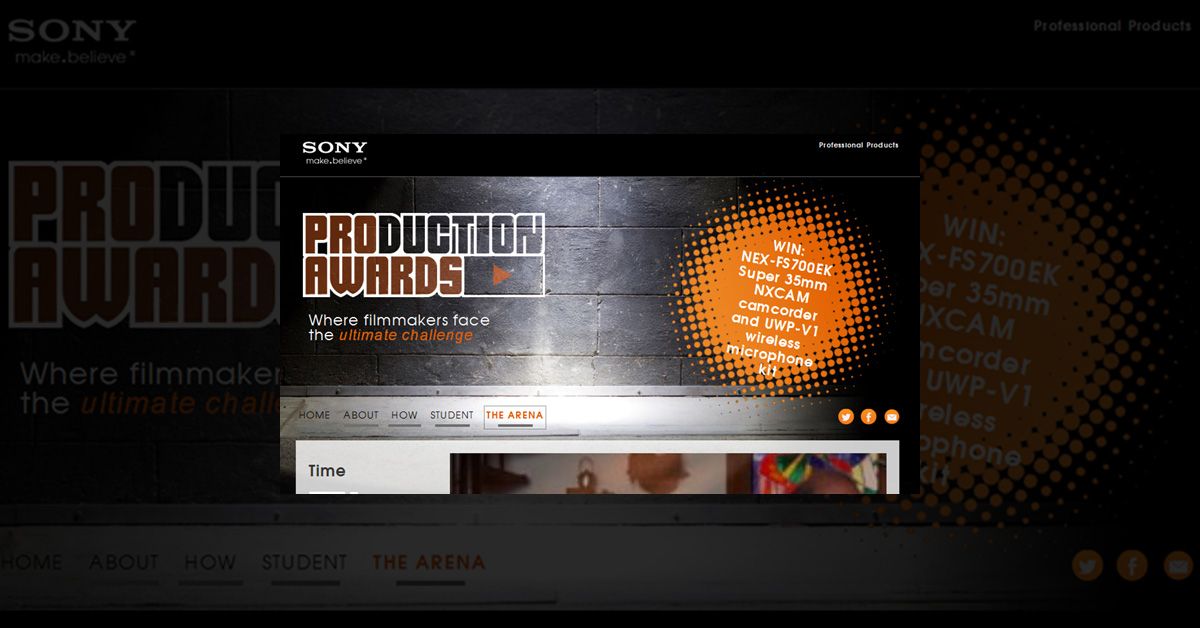 Grafik: Screenshot // Quelle & Copyright © SONY PROduction Awards